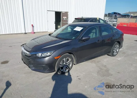 2017 Honda Civic Lx из США, поврежденный, VIN 19XFC2F54HE050323